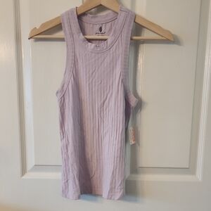 FP Movement by Free People Lavender Ribbed Tank Top